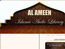 Tablet Screenshot of alameenlibrary.com